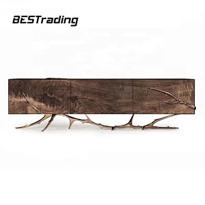 Furniture living room wood tv stand tv floor stand