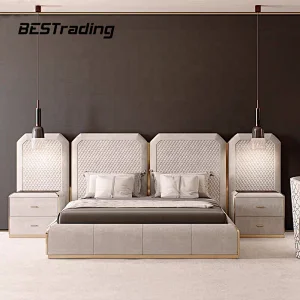 Fancy bed design bedroom set furniture