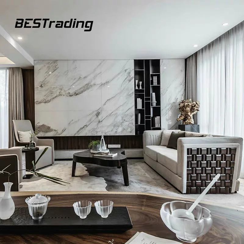 Italian L-shape sofa beige color furniture luxury villa velvet fabric modern sectional sofa living room furniture