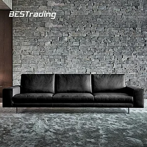 Top quality home furniture pellissima leather sofa set designs living room furniture