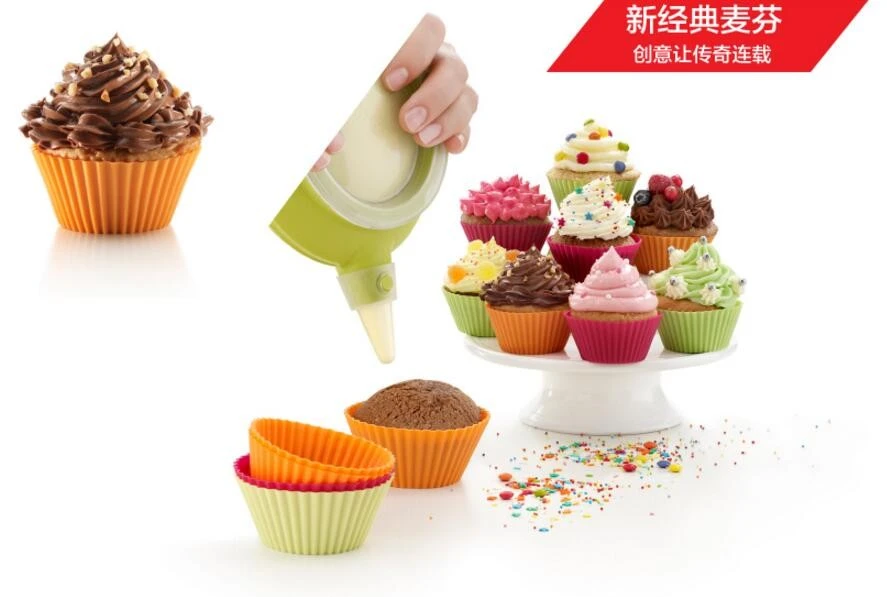 eco-friendly silicone mold for cupcakes muffin