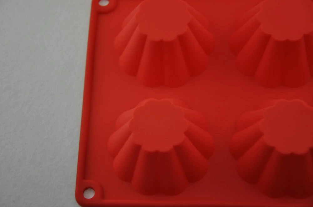 food grade silicone rose brownie spring theme mold