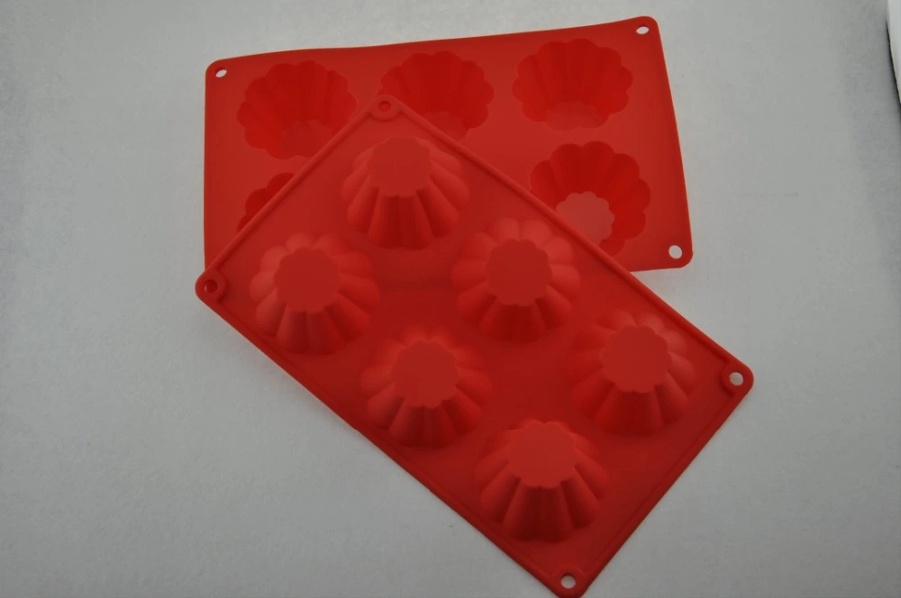 food grade silicone rose brownie spring theme mold