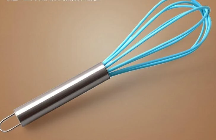 Wholesale silicone SS egg whisk