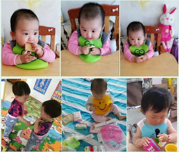 China Suppliers Waterproof Baby silicone Bib