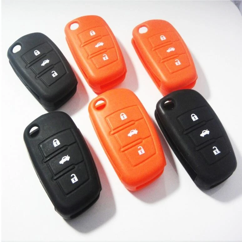 factory price silicone car key case holder