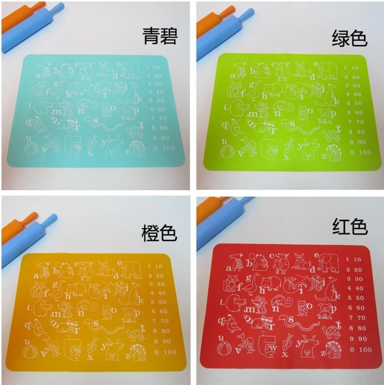 worldwide custom children's silicone mat