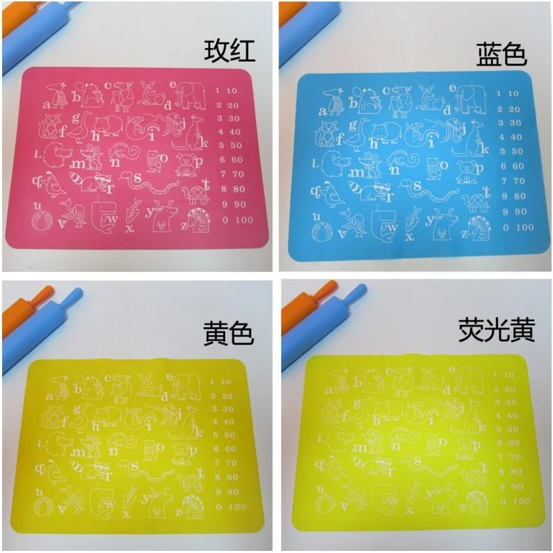 worldwide custom children's silicone mat