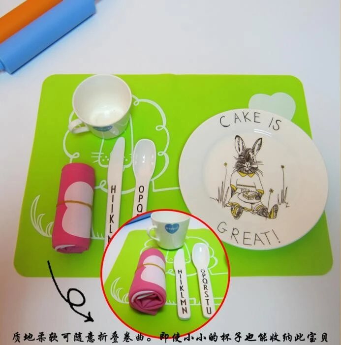 wholesale stock silicone dining mats