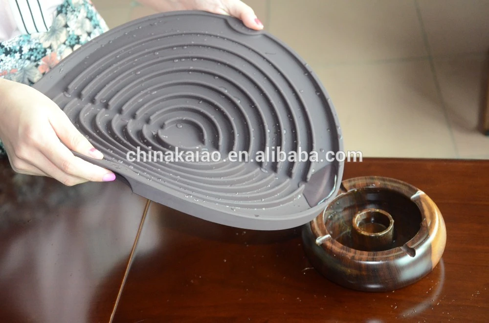 factory made home hotel cup drying dish drain silicone plates