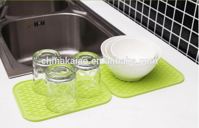 silicone factory dish mat table mat pot mat draining mat