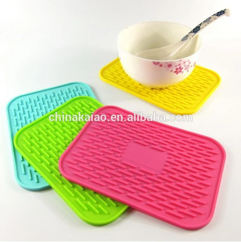 silicone factory dish mat table mat pot mat draining mat