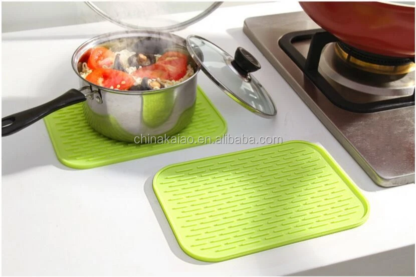 silicone factory dish mat table mat pot mat draining mat