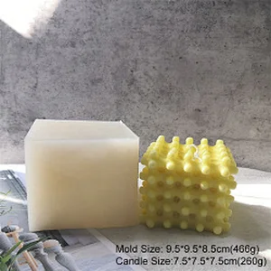 Large Silicone Molds For Candle Making Diy Silicone Candle Mold Irregular Geometry