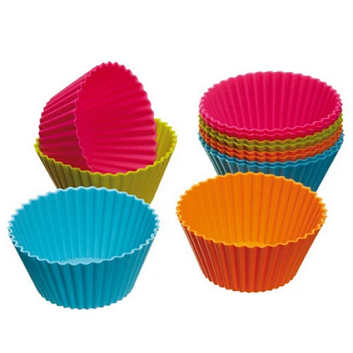 Silicone Baking Cups Customized Logo Big Reusable Silicone Muffin Cups