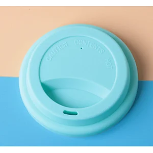 Wholesale Heat Resistant Silicone Travel Lid Coffee Universal Silicone Lid Cover