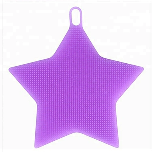 silicone vegetable scrubber