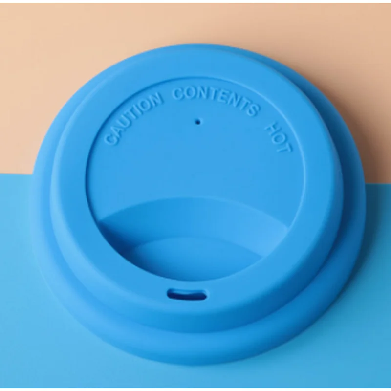 Wholesale Heat Resistant Silicone Travel Lid Coffee Universal Silicone Lid Cover