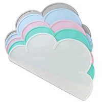 Children Silicone Cloud Shaped Kitchen Placemat