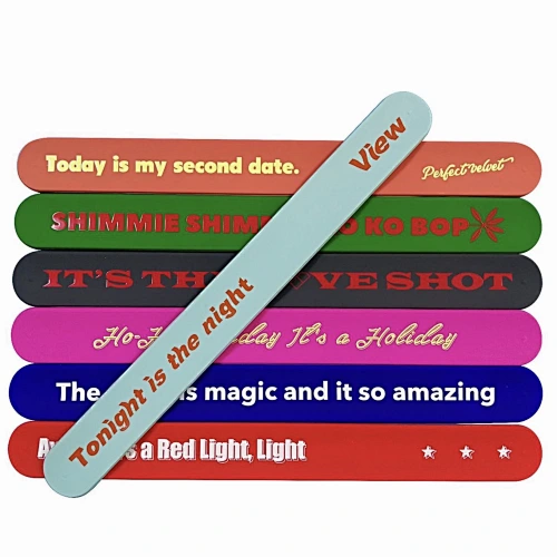 personalised slap bands