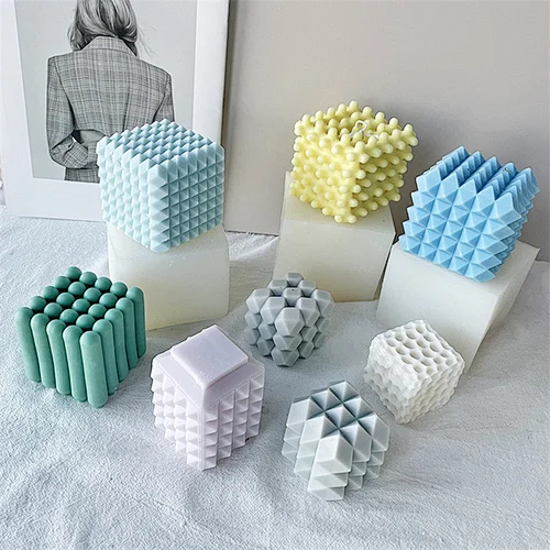 Silicone Candle Mold Wholesale Candle Molds Silicone 3D Mini Wax Melts Silicon Mold