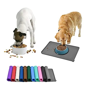 Silicone Feeding Mat Custom Wholesale Waterproof Folding Pet Dog Silicone Pet Mat