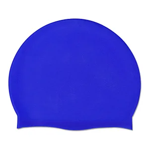 Extra Large Custom Swimming Cap 100% Silicone Printing For Long Hair And Kids