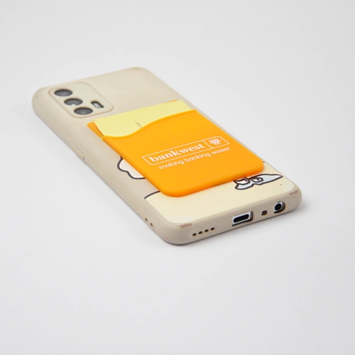 phone silicone card holder