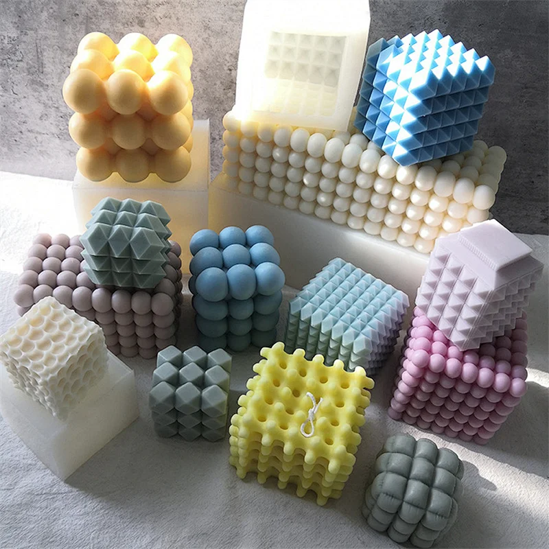 Wholesale Honeycomb Unique Designer Modern Fun Name Brand Silicone Candle Molds For Candle Making