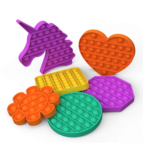 Wholesale New Design Among Us Autism Silicone Big Push Pops Game Bubble Sensory Pop Push Fidget Toy