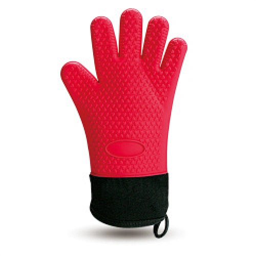 grey silicone oven gloves