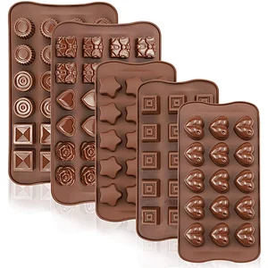 Cake Mould Silicone Chocolate Cute Mold Candy Molds Silicone Chocolate Mold Set