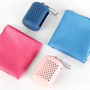 Microfiber Sport In Case Organic Eco Cooling Towel Promotional Silicone Case