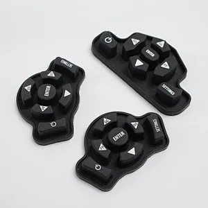 Silicone Conductive Buttons Label  Custom Membrane Keypad Buttons Silicone