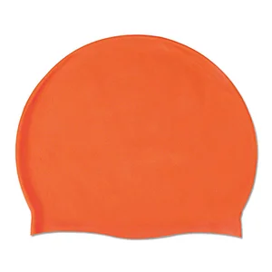 Colored Silkscreen Printed Silicone Swim Cap Silicone Patterned Swim Cap Custom Logo