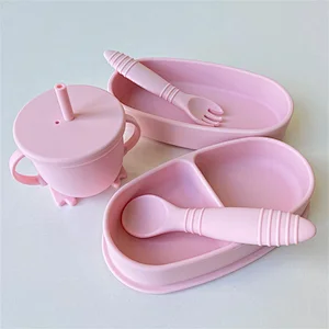 Silicone Water Cup Feeding Cup Silicone Baby Platefoldable Snack Cup Baby