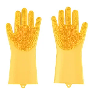 Hot Sale Non-stick Reusable Dishwashing Gloves Silicone for Kitchen