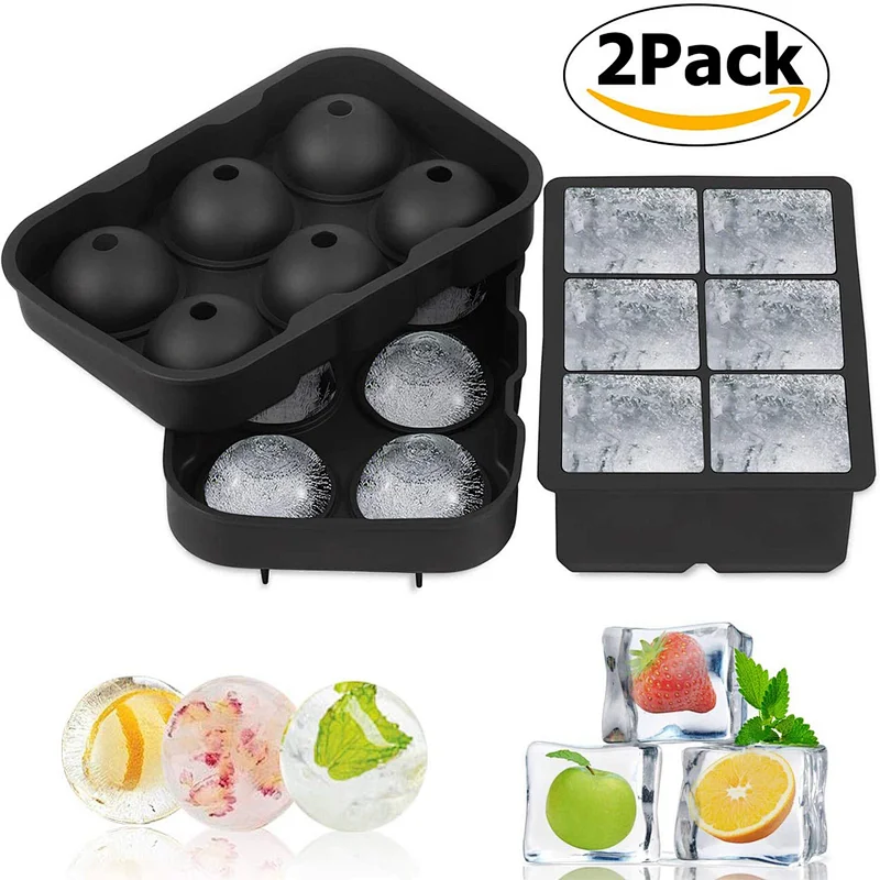 Frozen Ice Cube Trays Cute Ice Maker Hold Silicone Cube Tray And Ball Tray