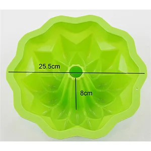 Cheese Shaped Silicon Mold Non Stick Bakeware Silicone Angel Food Cake Pan