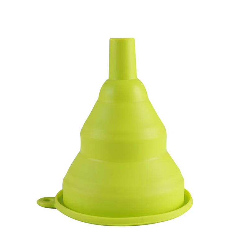 Food Grade Silicone Collapsible Funnel Silicone Foldable Kitchen Funnel