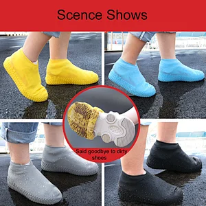 Reusable Waterproof Rainproof Shoes Cover Shoe Protector Cover Overshoe For Rain