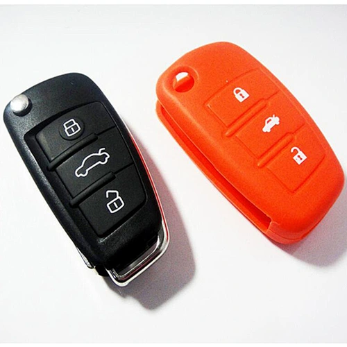 Custom Colorful Food Grade Silicone Car Key Covers For Audi,Peugeot,Mazda