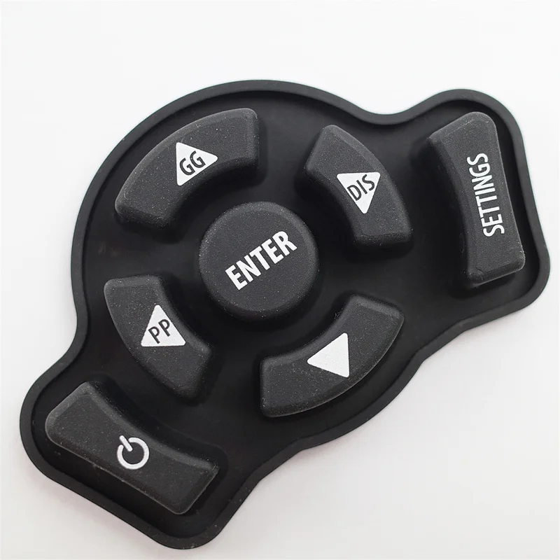 Silicone Conductive Buttons Label  Custom Membrane Keypad Buttons Silicone
