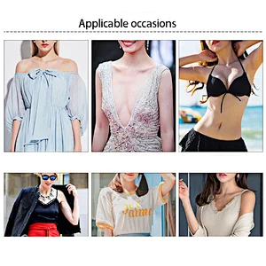 Women Heart Invisible Bra Nipple Covers Non Adhesive Opaque Pasties Nipple Cover