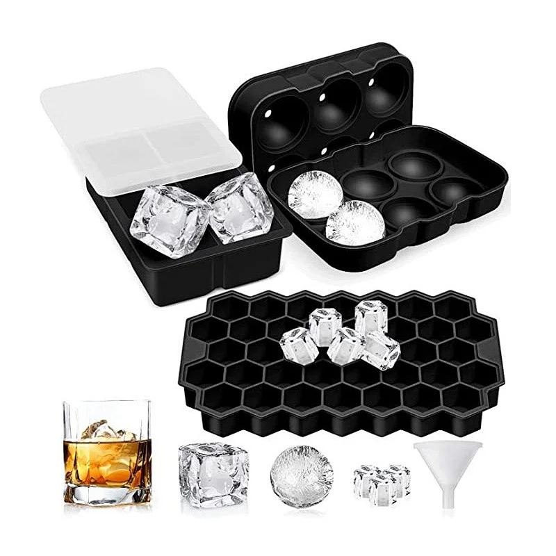 Frozen Ice Cube Trays Cute Ice Maker Hold Silicone Cube Tray And Ball Tray