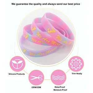 Silicon Wrist Bands Custom Logo Customise Personal Rubber Bracelets Manufacturers