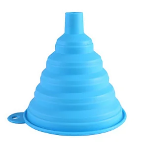Fold Able Fuldabe Kitchen Funnel Special Small Silicone Funnel