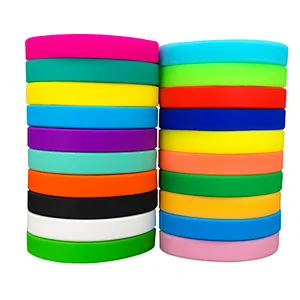 Silicone Bracelet Wristband Silicone Rubber Band Embossed Custom Printed Silicon Band