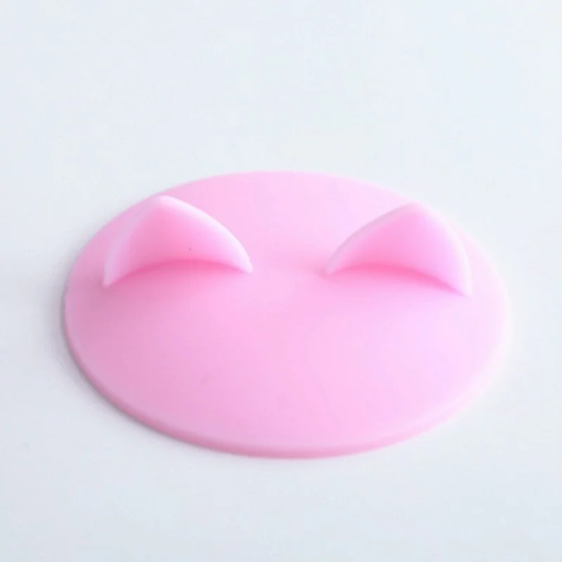 Cute Silicone Anti-Dust Cup Lid Leakproof And Bpa Reusable Silicone Cup Lid