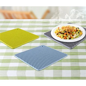 Silicone Trivets With Custom Logo Honeycomb Silicone Trivet Mat